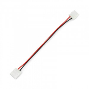 Conectori banda LED, Conector dublu banda led 5050 cu 15 cm cablu - savelectro.ro