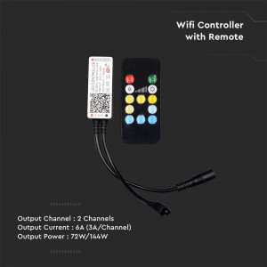 Controller smart banda led CCT, 12-24V, 6A, V-TAC [6]- savelectro.ro