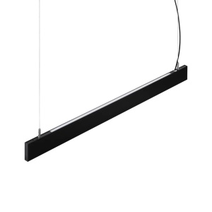 Lustre LED, Corp LED liniar suspendat Steel 38W, 3270lm, lumina neutra (4000 K), IP20, negru, Ideal Lux - savelectro.ro