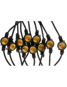 Ghirlanda luminoasa Mimosa, 10 becuri, 10 metri, dulie E27, fara becuri, protectie IP44 [2]- savelectro.ro