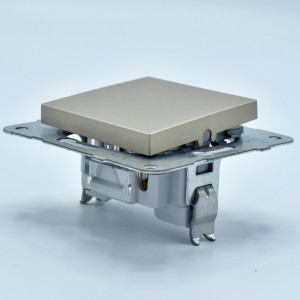 Intrerupator simplu, 10A, IP20, Bronz, Panasonic Arkedia Slim - Karre Plus