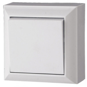 Intrerupator simplu/cap scara, montaj aplicat, Quatric