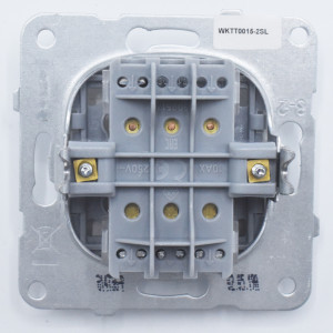 Intrerupator triplu, 10A, IP20, Argintiu, Panasonic Arkedia Slim/Karre Plus