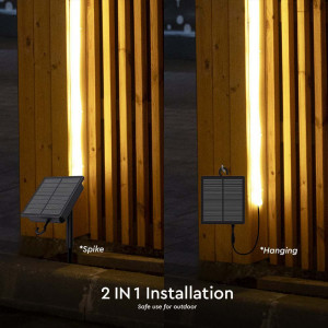 Kit Banda LED Solara, Lumina Calda (3000K), 5m, 600lm, Interior+Exterior, Controller+Alimentare [9]- savelectro.ro