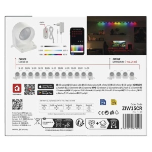Kit Starter GoSmart 12 spoturi LED, 255 cm, 7 W, RGBIC + CCT, WiFi [10]- savelectro.ro