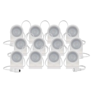 Kit Starter GoSmart 12 spoturi LED, 255 cm, 7 W, RGBIC + CCT, WiFi [20]- savelectro.ro