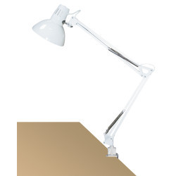 Lampa de birou Arno 4214, cu intrerupator, clema, 1xE27, alba, IP20, Rabalux [3]- savelectro.ro