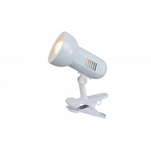 Corpuri de iluminat, Lampa de birou Basic 5496, cu intrerupator, clema, 1xE27, alba, IP20, Globo - savelectro.ro