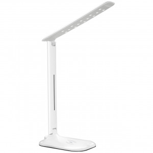 Lampa de birou cu incarcare Wireless Magic LED, 5W, temperatura de culoare ajustabila(3000/4500/6500K), 440 lm, alba, Klausen [1]- savelectro.ro