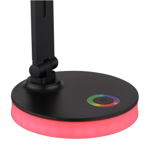 Lampa de birou LED Geraldo 5W + RGB 2W, lumina calda/neutra/rece, 538 lm, dimabila, neagra mat, Globo Lighting [7]- savelectro.ro
