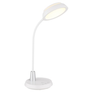 Lampa de birou LED Kirk 12W, flexibila, lumina calda/neutra/rece, 650 lm, dimabila, alba mat, Globo Lighting [13]- savelectro.ro