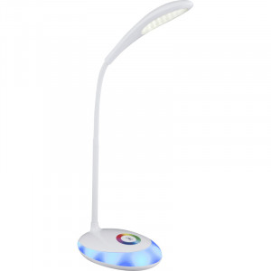 Lampa de birou LED Minea 58264, RGB, dimabila, cu intrerupator touch, 3W, 230lm, lumina rece, alba, IP20, Globo [3]- savelectro.ro