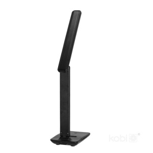 Lampa de birou LED NOBLITE N, 7W, lumina calda/neutra/rece, suport telefon, dimabil, neagra, Kobi [3]- savelectro.ro