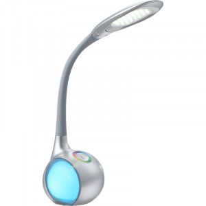 Lampa de birou LED Tarron 58279, dimabila, cu intrerupator touch, 5W, 300lm, lumina rece, argintie, IP20, Globo [6]- savelectro.ro
