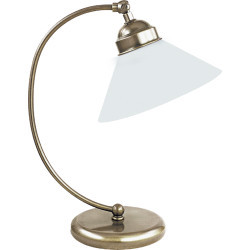 Lampa de birou Marian 2702, cu intrerupator, 1xE27, alba+bronz, IP20, Rabalux [3]- savelectro.ro