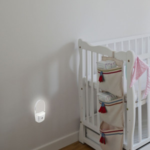 Lampa de veghe LED Paris 4658, 0.5W, 6lm, lumina neutra, alb+transparent, IP20, Rabalux [5]- savelectro.ro