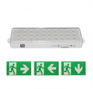 Lampa Exit LED nepermanenta Lumen, 30 leduri, IP20, autocolant inclus [2]- savelectro.ro