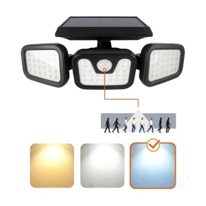 Lampa Solara LED Kobi, 2W, cu senzor de miscare si telecomanda, lumina rece(6000 K) [5]- savelectro.ro