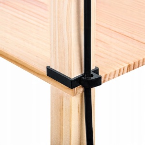 Lampadar Ganto E27, 160cm, 3 rafturi din lemn, Masterled [2]- savelectro.ro