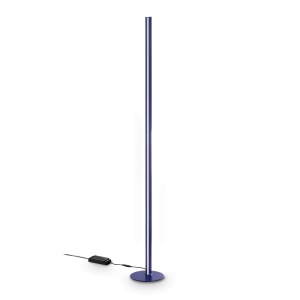 Lampadare, Lampadar LED Dorica 50W, 6000lm, lumina calda (3000 K), dimabil, albastru, Ideal Lux - savelectro.ro