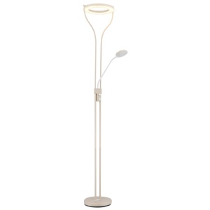 Lampadar LED Ebro, 24W, 2100 lm, lumina calda (3000 K), dimabil, nisipiu+alb, Globo Lighting [3]- savelectro.ro