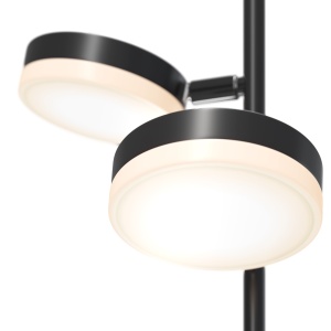 Lampadar LED Fad MOD070FL-L12B3K, dimabil, orientabil, cu intrerupator, 12W, 1000lm, lumina calda, IP20, neagra, Maytoni [3]- savelectro.ro