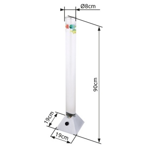 Lampadar Mendoza RGB, pesti decorativi, IP20, transparent, Globo Lighting [7]- savelectro.ro