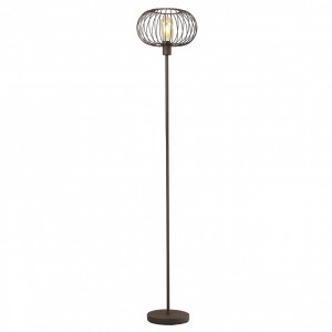 Lampadar Wire KL107012, cu intrerupator, 1xE27, ruginiu, IP20, Klausen [1]- savelectro.ro