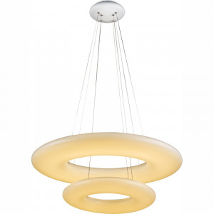 Lustre LED, [Lichidare stoc]Lustra LED Quentin 42506-104H, 104W, 7652lm, lumina calda, IP20, alba, Globo Lighting - savelectro.ro