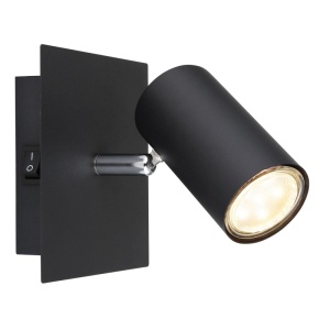 [Lichidare stoc]Spot Robby 57910-1B, cu intrerupator, 1xGU10, alb negru, IP20, Globo Lighting [1]- savelectro.ro