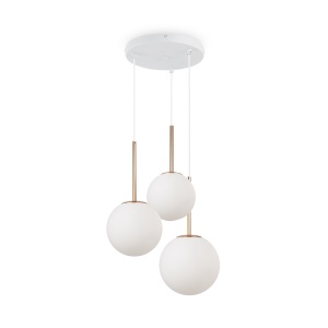 Lustra Basic Form MOD321PL-03G, 3xE14, alba+aurie, IP20, Maytoni [2]- savelectro.ro
