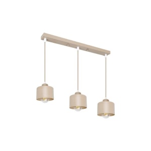 Lustre, Lustra Elza 3xE27, liniara, IP20, bej, Masterled - savelectro.ro
