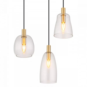 Lustra Garri 15789-6HM, 6x14, aurie+transparenta, IP20, Globo Lighting [7]- savelectro.ro