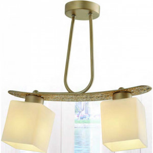 Corpuri de iluminat, Lustra Goldie KL6612, 2xE27, aurie, IP20, Klausen - savelectro.ro