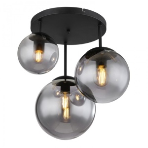 Lustra Joel 1581-3DRS, 3xE27, IP20, negru+gri, Globo Lighting [1]- savelectro.ro