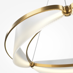 Lustra LED Breeze MOD281PL-L45BS3K, 45W, 2700lm, lumina calda, IP20, aurie+transparenta, Maytoni [2]- savelectro.ro