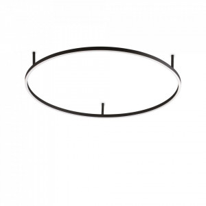 Lustra LED Oracle 266022, rotunda, 51W, 4060lm, lumina calda, IP20, neagra, Ideal Lux [1]- savelectro.ro
