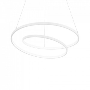 Lustre LED, Lustra LED Oz 253664, 59W, 6000lm, lumina calda, IP20, alba, Ideal Lux - savelectro.ro