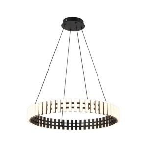 Lustre, Lustra LED Piano, 40W, lumina neutra (4000 K), alba neagra, Klausen - savelectro.ro