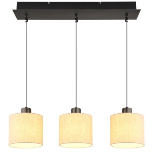 Lustra LED Thea 24W, lumina calda (2700 K), 1150lm, neagra, Globo Lighting [9]- savelectro.ro