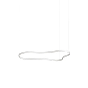 Lustre LED, Lustra LED Waves-3, 54W, 3560lm, lumina calda (3000K), IP20, alba, Ideal Lux - savelectro.ro