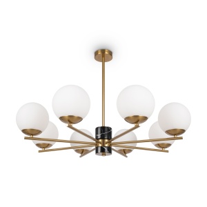 Corpuri de iluminat, Lustra Mabell MOD187PL-08BS, 8xE27, aramie+alba, IP20, Maytoni - savelectro.ro