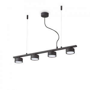 Lustra Minor Linear 235455, 4xGX53, neagra, IP20, Ideal Lux
