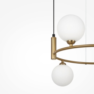 Lustra Ring MOD013PL-04BS1, 4xG9, alba+alama, IP20, Maytoni [3]- savelectro.ro