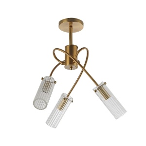 Corpuri de iluminat, Lustra Spire 3, 3xE14, cupru, Klausen - savelectro.ro