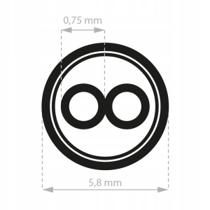 Pachet 2m Cablu Textil Negru 2x0,75 [3]- savelectro.ro