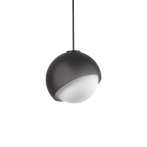 Pendul Bloom D30 1xE27, IP20, negru, Ideal Lux