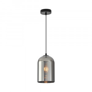 Corpuri de iluminat, Pendul Braytron BR-BV01-00040, 1xE27, fumuriu+negru - savelectro.ro