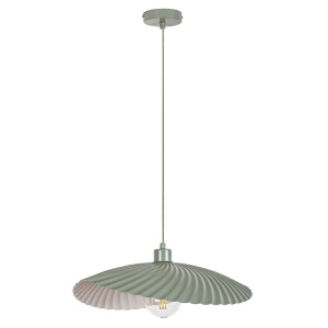 Pendule, Pendul Bridget, 1xE27, metal striat, IP20, verde, Rabalux - savelectro.ro