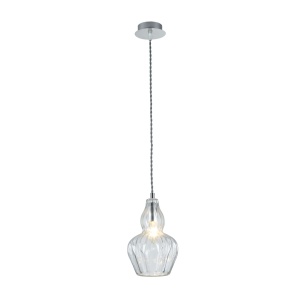 Pendul Eustoma MOD238-PL-01-TR, 1xE14, nichel+transparent, IP20, Maytoni [1]- savelectro.ro
